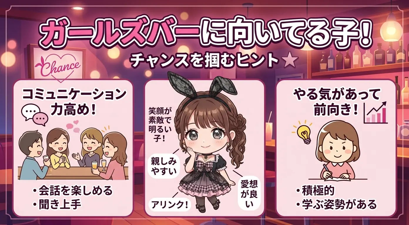ガールズバーって、どんな子が向いてるの？実際に働いてみてわかったこと