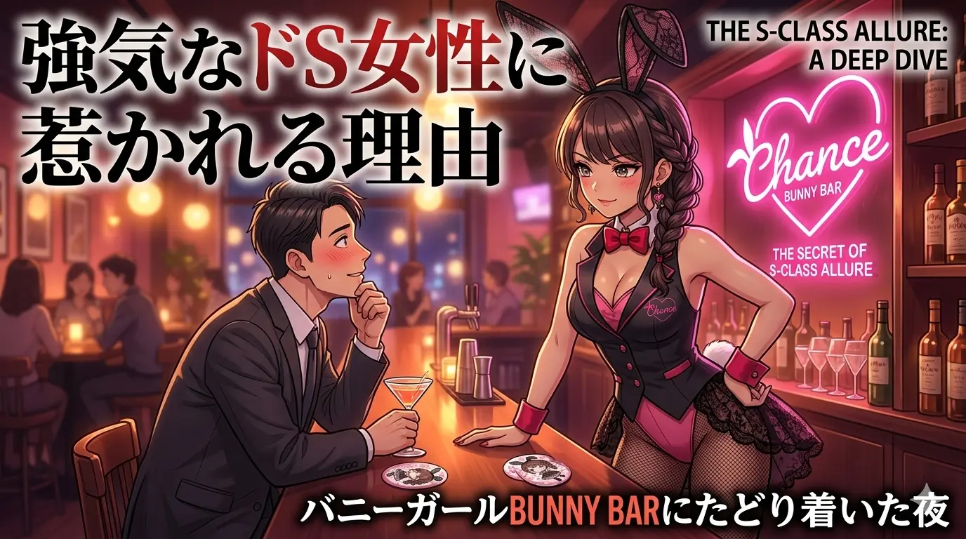 強気な女性・ドS女性に惹かれる男性って、実はめちゃくちゃ多い。その理由を真剣に考えてみたら、バニーガールバーにたどり着いた話