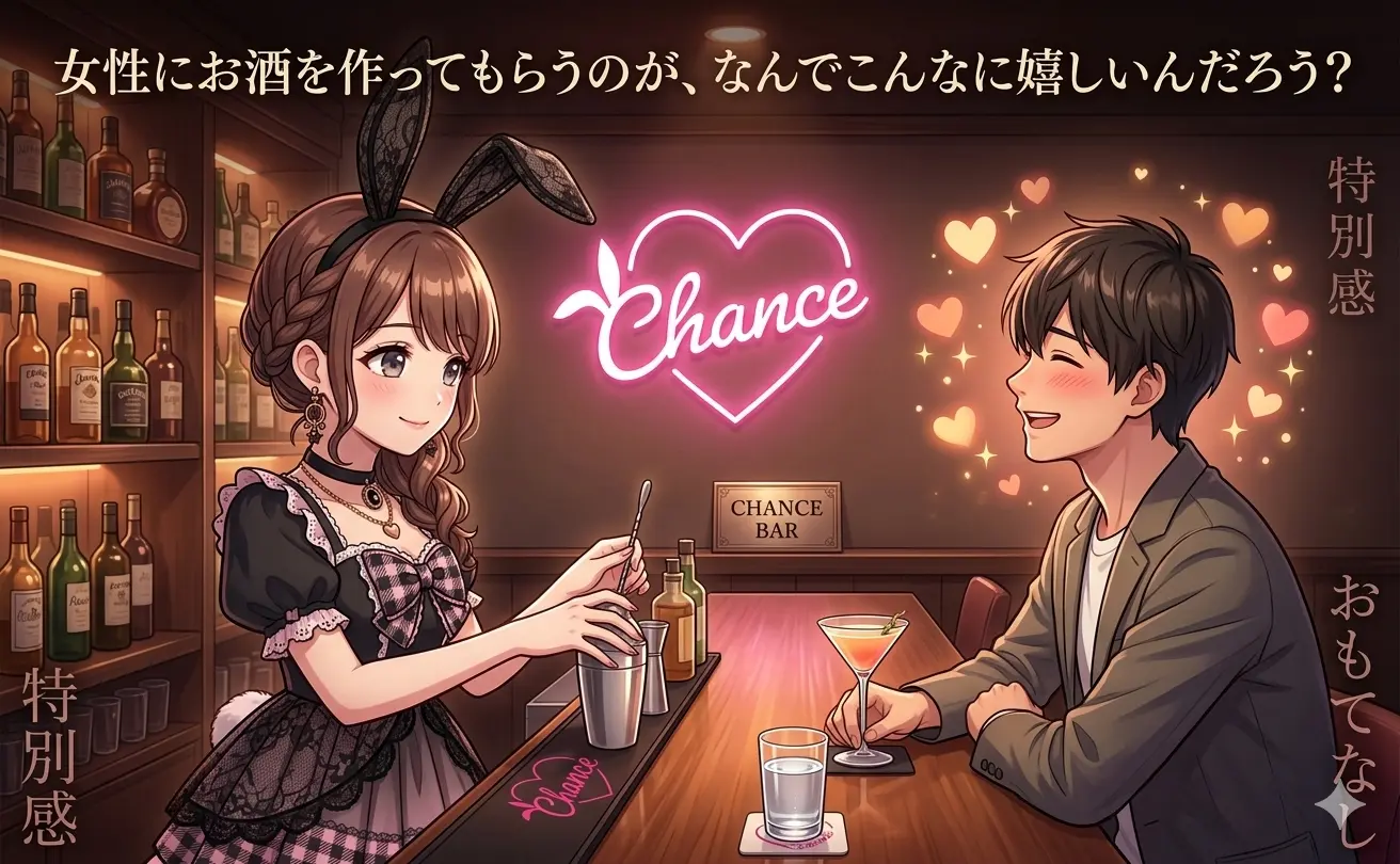 女性にお酒を作ってもらうのが、なんでこんなに嬉しいんだろう。 その理由を真剣に考えてみた