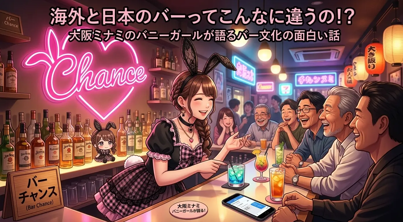 海外と日本のバーってこんなに違うの！？ 大阪ミナミのバニーガールが語るバー文化の面白い話